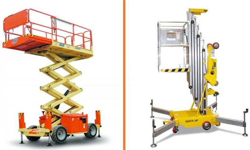 Comparison of Scissor lift vs Push Around Vertical Lift