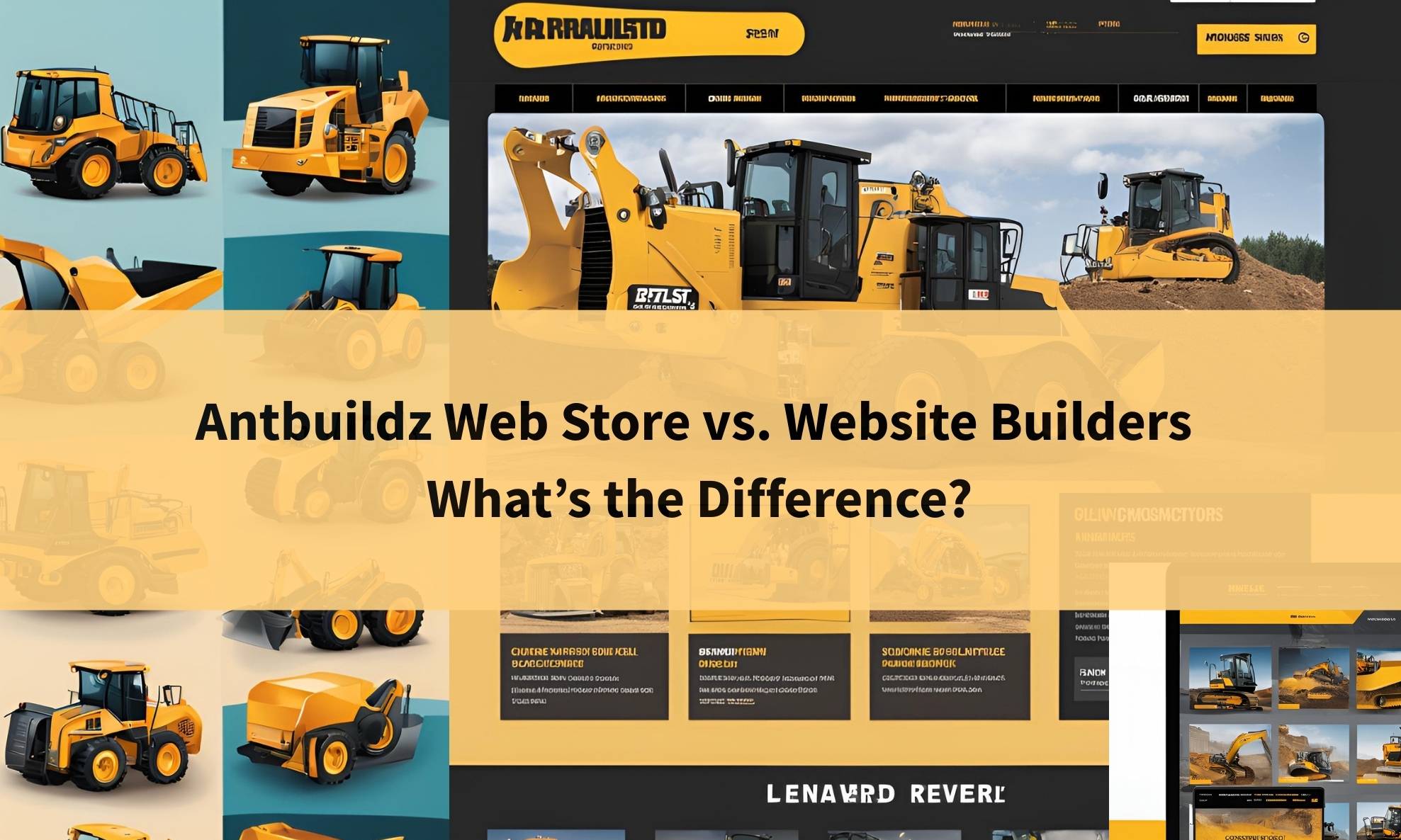 Antbuildz Webstore vs. Website Builders: What’s the Differences?